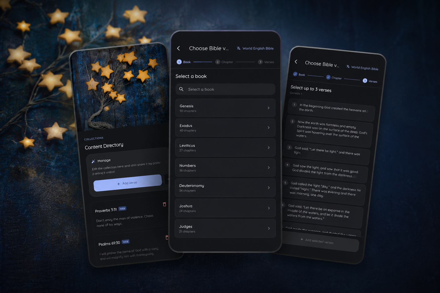 A Bible Verse Clock App That Lets You Choose Your Own Scriptures
