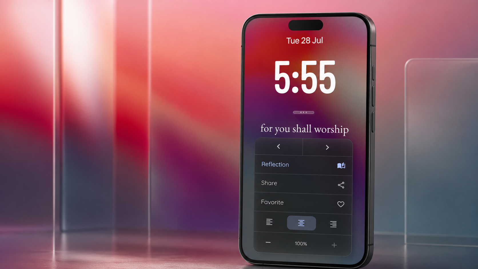 A Customizable Bible Verse Clock for Your Phone or Tablet