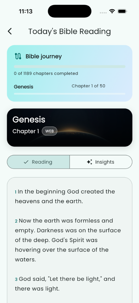 EveryDo daily Bible reading journey screen
