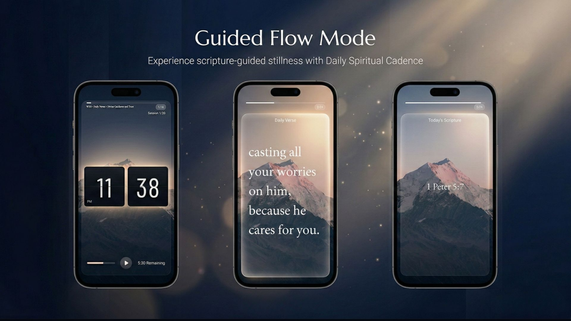 Guided Flow Mode: A New Way to Meditate on Scripture